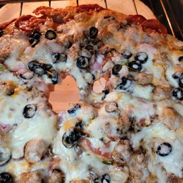 Crust so thin, it ripped