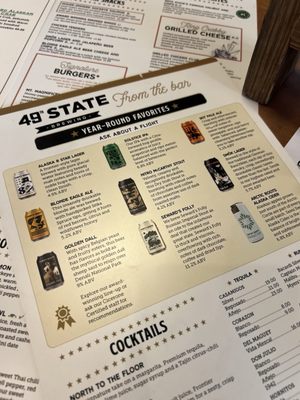 Menu photo 1 49th State Brewing - Anchorage Anchorage, AK Menu photo 1 49th State Brewing - Anchorage Anchorage, AK