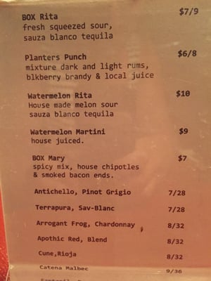 Menu photo 3 Tin Box Vieques, PR