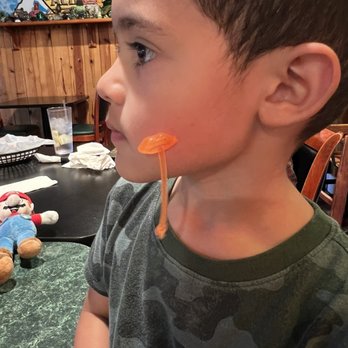 El Senor Frog's - He also loves spending quarters to get the sticky toys lol - Mexican Near Me - Stockton, California