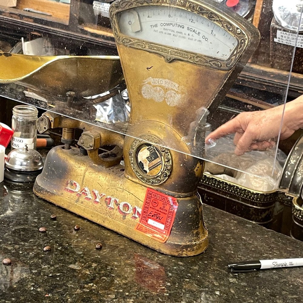 Polcari's Coffee - Cool old fashioned scale - Coffee & Tea Near Me - Boston, Massachusetts