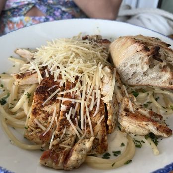 The Quarterdeck - Blackened Springer Mountain Farms Chicken Alfredo - Seafood Near Me - Hilton Head Island, South Carolina The Quarterdeck - Blackened Springer Mountain Farms Chicken Alfredo - Seafood Near Me - Hilton Head Island, South Carolina