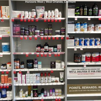 GNC - a variety of products on display in a store - Vitamins & Supplements Near Me - Clermont, Florida GNC - a variety of products on display in a store - Vitamins & Supplements Near Me - Clermont, Florida