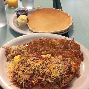 Salida's Country Kitchen - Spanish omelette with huge pancake on the side - Breakfast & Brunch Near Me - Salida, California Salida's Country Kitchen - Spanish omelette with huge pancake on the side - Breakfast & Brunch Near Me - Salida, California