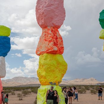 Seven Magic Mountains - Public Art Near Me - Las Vegas, Nevada