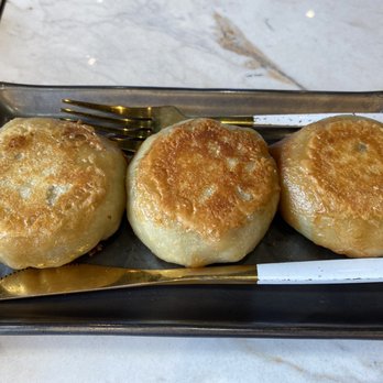 Supreme Dumplings - Pan-Fried Leek Pie (3) - Shanghainese Near Me - Bellevue, Washington
