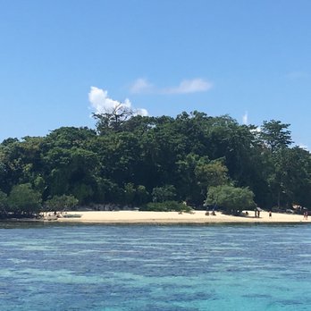 CYC Beach - Our boat was anchored far from shore; but we were able to stand on the bottom and the water level was below our necks. - Beaches Near Me - Coron, PLW