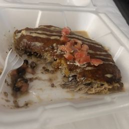 Enchilada plate