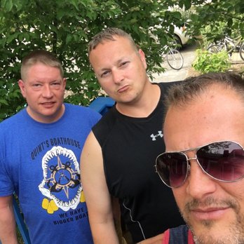 St Hazards - a group of men standing in front of a tree - Bars Near Me - Middle Bass, Ohio
