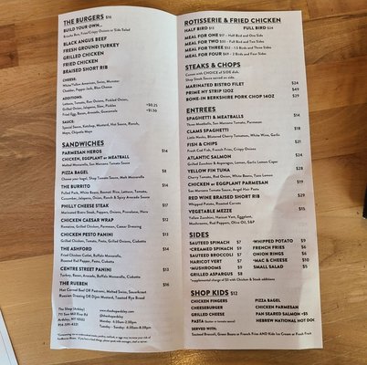 Menu photo 2 The Shop Ardsley Arsdley, NY Menu photo 2 The Shop Ardsley Arsdley, NY