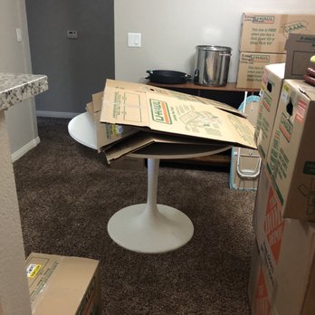 Rely On Movers - Ernie & Alex tried to hide the damaged table under old boxes. They lied straight to my face about the damaged items. - Movers Near Me - San Diego, California