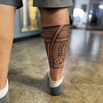 Timeless Ink Studio - Polynesian tattoo free hand by Tony. - Piercing Near Me - Houston, Texas
