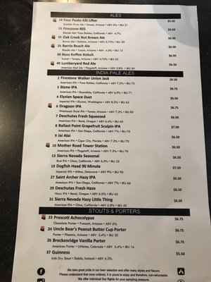 Menu photo 3 Padre Murphy's Glendale, AZ