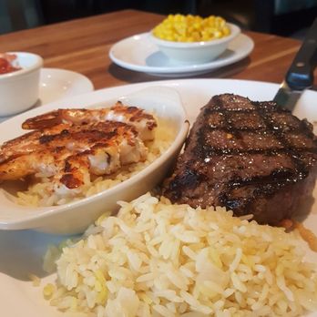 Cheddar's Scratch Kitchen - Steak, grilled shrimp, rice, and corn. Steak was perfectly cooked and everything was full of flavors and yummy - Comfort Food Near Me - Clarksville, Tennessee Cheddar's Scratch Kitchen - Steak, grilled shrimp, rice, and corn. Steak was perfectly cooked and everything was full of flavors and yummy - Comfort Food Near Me - Clarksville, Tennessee