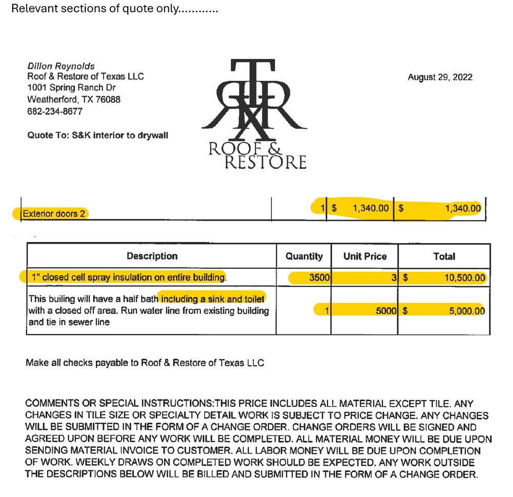 Slide of Roof & Restore