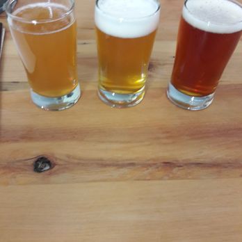 Waldmann Brewery - A flight of three beers, left to right we have the Berliner, Festbier, and Oktoberfest. - Breweries Near Me - Saint Paul, Minnesota Waldmann Brewery - A flight of three beers, left to right we have the Berliner, Festbier, and Oktoberfest. - Breweries Near Me - Saint Paul, Minnesota