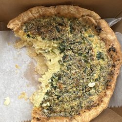 Beans & Butter Coffeehouse - Spinach Quiche
