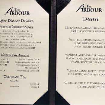 The Arbour - Dessert - New American Near Me - Pasadena, California The Arbour - Dessert - New American Near Me - Pasadena, California