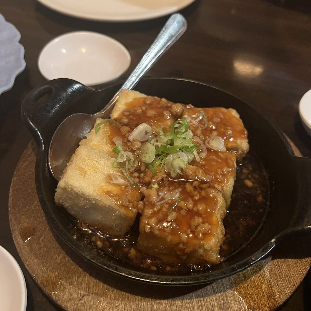 Marumi Sushi - Fried tofu with chicken sauce - Japanese Near Me - Plantation, Florida Marumi Sushi - Fried tofu with chicken sauce - Japanese Near Me - Plantation, Florida