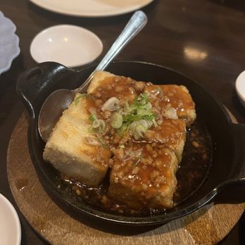 Marumi Sushi - Fried tofu with chicken sauce - Japanese Near Me - Plantation, Florida Marumi Sushi - Fried tofu with chicken sauce - Japanese Near Me - Plantation, Florida