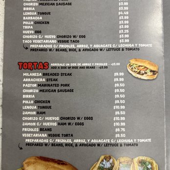 Esparza’s Tacos - the menu - Tacos Near Me - Chicago, Illinois Esparza’s Tacos - the menu - Tacos Near Me - Chicago, Illinois