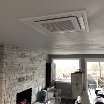Nomad Mechanical  - Ductless mini split cassette unit. - Heating & Air Conditioning/HVAC Near Me