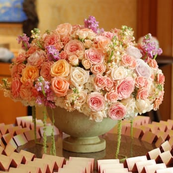 Amrose Flowers - Placecard Table Centerpiece / Wedding at The Umstead Hotel and Spa / Photo by Amrose Flowers - Florists Near Me Amrose Flowers - Placecard Table Centerpiece / Wedding at The Umstead Hotel and Spa / Photo by Amrose Flowers - Florists Near Me