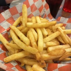 Limestone Pizza and Grille Restaurant - Fries. Enough for three people
