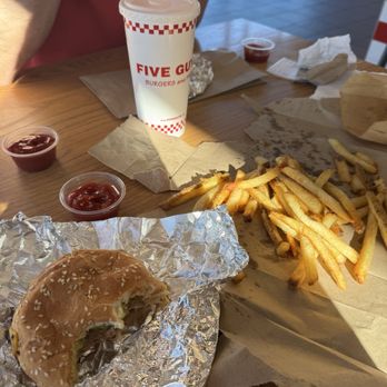 Five Guys - Good food! Cheeseburger and fries!!! - Fast Food Near Me - Midlothian, Virginia Five Guys - Good food! Cheeseburger and fries!!! - Fast Food Near Me - Midlothian, Virginia