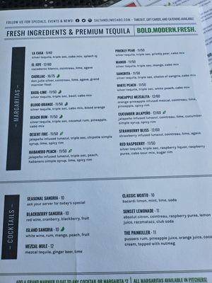 Menu photo 2 Salt & Lime Cabo Grill Raleigh, NC Menu photo 2 Salt & Lime Cabo Grill Raleigh, NC