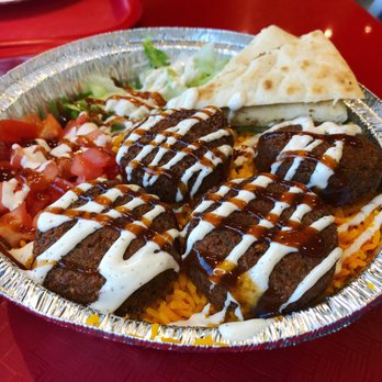 The Halal Guys - Falafel platter - Halal Near Me - Philadelphia, Pennsylvania