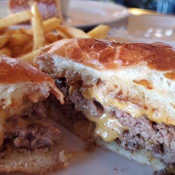 Scoma's Restaurant - The double double cheeseburger. Sorry I had already taken a bite. But there's no pics on here about the burger - Seafood Near Me - San Francisco, California Scoma's Restaurant - The double double cheeseburger. Sorry I had already taken a bite. But there's no pics on here about the burger - Seafood Near Me - San Francisco, California