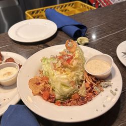 Canyon Lake Country Club Bar & Grill - Wedge salad available on the happy hour menu.
