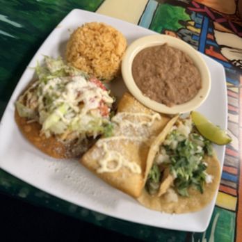 Chapultepec - Combination of tostada, taco and chilaquiles - Mexican Near Me - Hallandale Beach, Florida Chapultepec - Combination of tostada, taco and chilaquiles - Mexican Near Me - Hallandale Beach, Florida