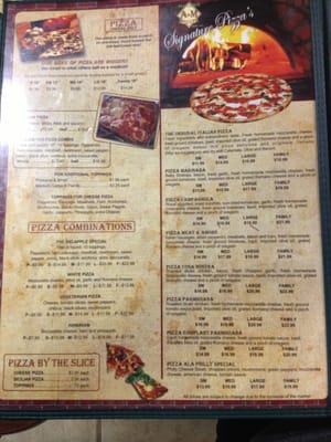 Menu photo 7 A & M Pizza Florence, AZ