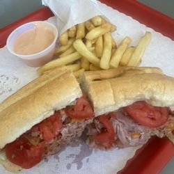Hot ham and cheese!