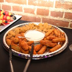 Neon Bottle - Jalapeno Poppers, Cheese Sticks and Fried Pickles
