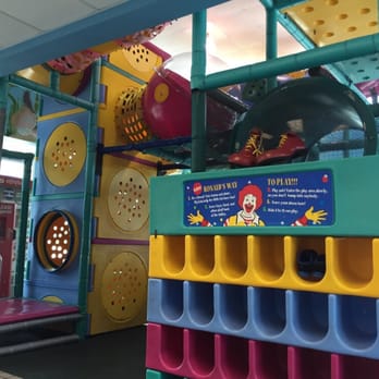 McDonald's - The play place has a big kid section on the left and a little kid section for toddlers on the right. - Fast Food Near Me - Missouri City, Texas McDonald's - The play place has a big kid section on the left and a little kid section for toddlers on the right. - Fast Food Near Me - Missouri City, Texas