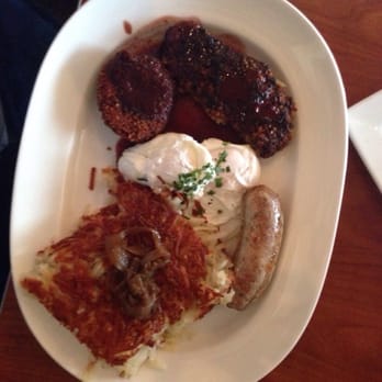 Blue's Egg + Bakery - Elk and duck sausage special - Breakfast & Brunch Near Me - Milwaukee, Wisconsin