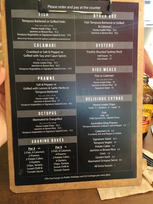 Menu photo 2 Fishmongers Byron Bay Byron Bay, NSW Menu photo 2 Fishmongers Byron Bay Byron Bay, NSW