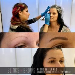 Blinks + Brows - Fort Worth - Before and After Pictures with Alondra Flores
