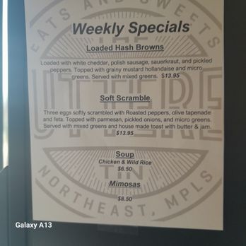 The Buttered Tin - Specials - Breakfast & Brunch Near Me - Minneapolis, Minnesota