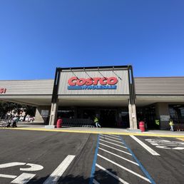 Exterior outside entrance of Costco - Out front! - South San Francisco, California Exterior outside entrance of Costco - Out front! - South San Francisco, California