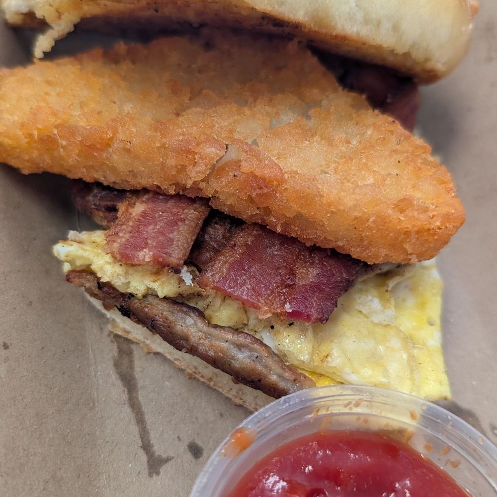 Irish breakfast roll Irish breakfast roll