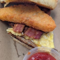 Irish breakfast roll