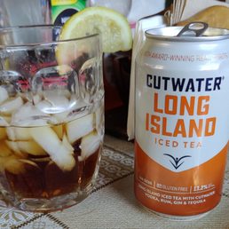 Cut Water Long Island Iced Tea, Top Shelf liquors.