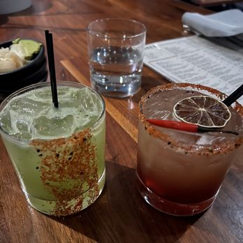 Fúdo - Mezcal drink can't remember the name but it's the smokey drink and the spicy margarita - Asian Fusion Near Me - Chamblee, Georgia Fúdo - Mezcal drink can't remember the name but it's the smokey drink and the spicy margarita - Asian Fusion Near Me - Chamblee, Georgia
