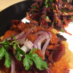 Crazy Bastard Sauce - Gorditas at the mexican pop up.