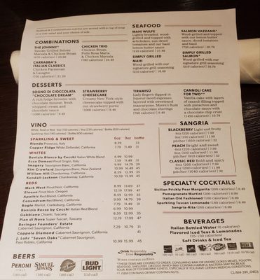 Menu photo 3 Carrabba's Italian Grill Jacksonville, FL