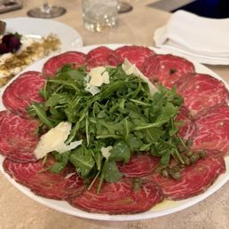 Beef carpaccio